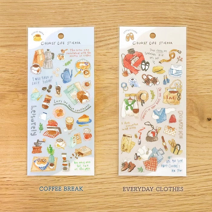 Mind Wave Sticker Sheet: Choosy Life
