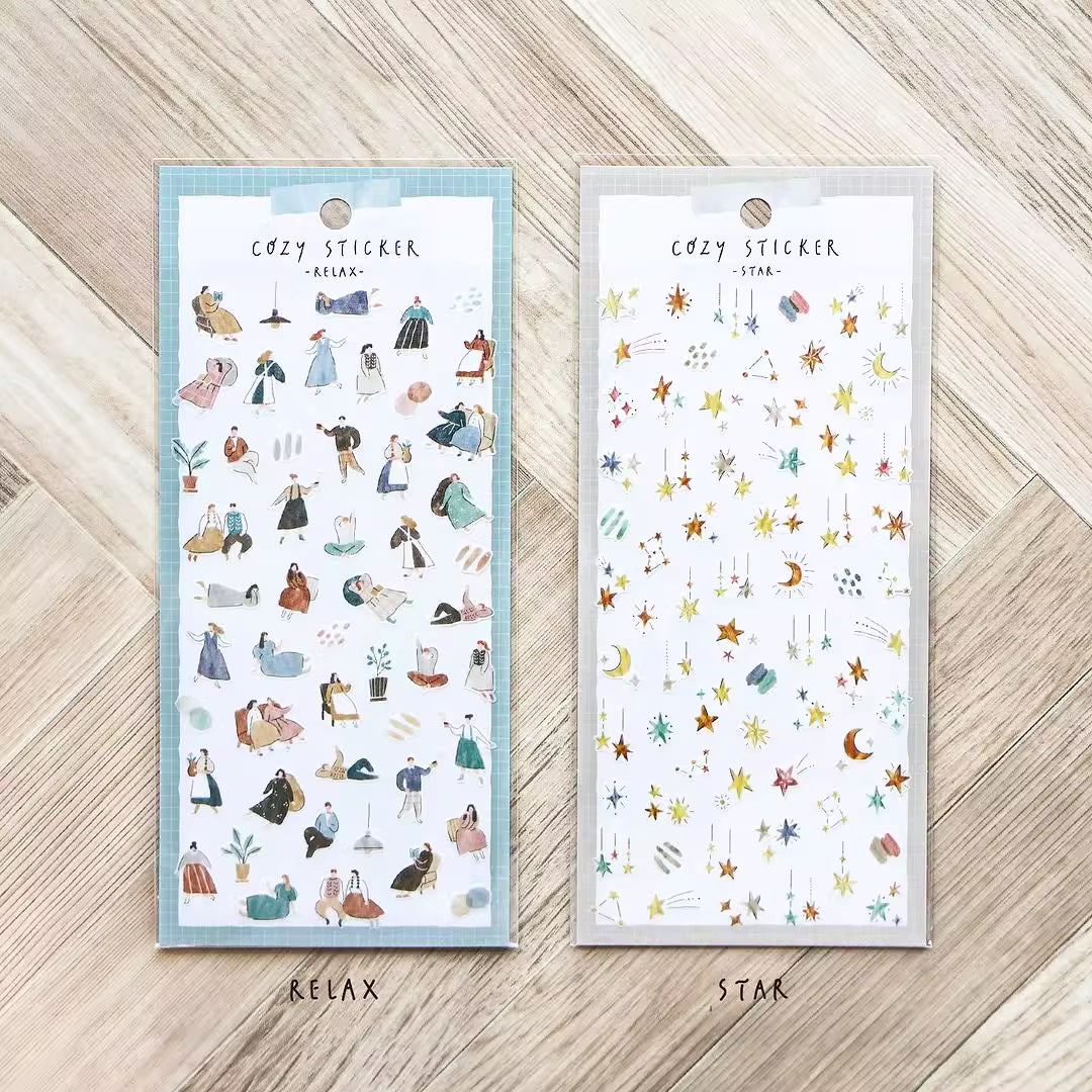 Mind Wave Sticker Sheet: Cozy (Series B)