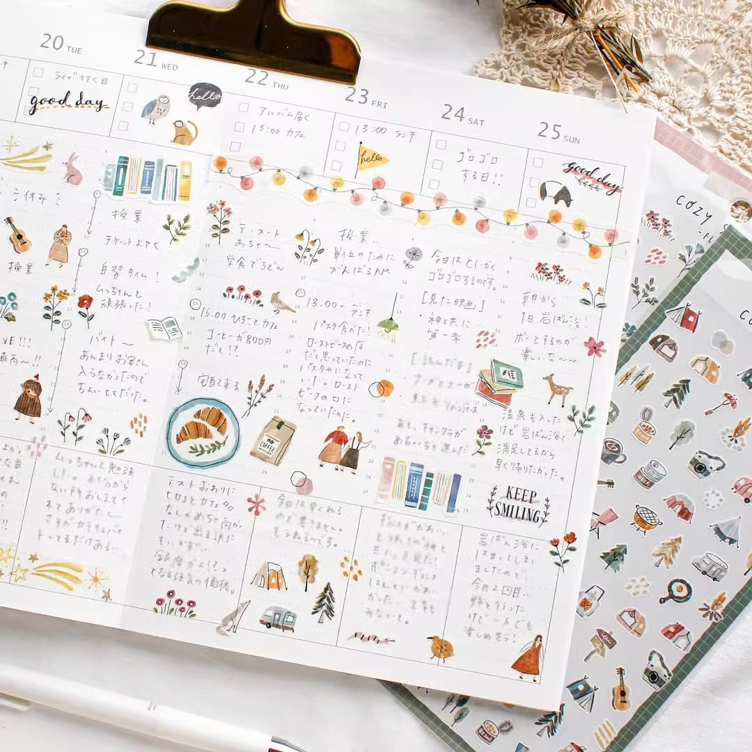 Mind Wave Sticker Sheet: Cozy (Series B)
