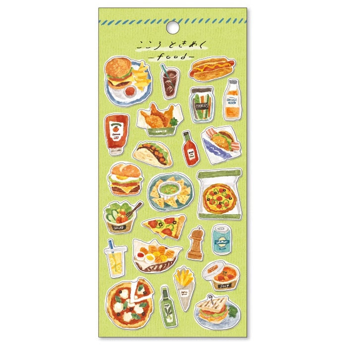 Mind Wave Sticker Sheet: Food