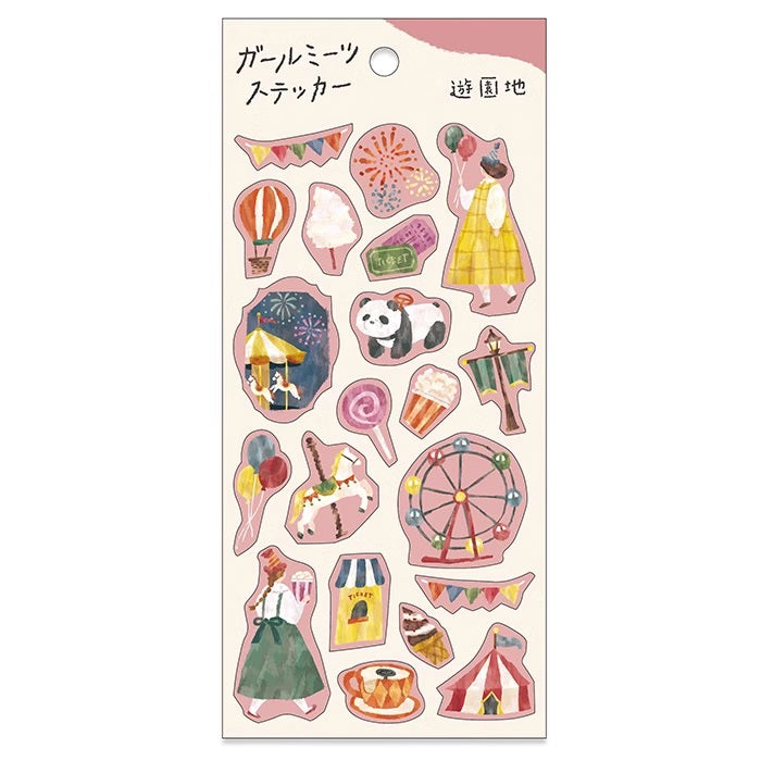 Mind Wave Sticker Sheet: Girls Daily Life