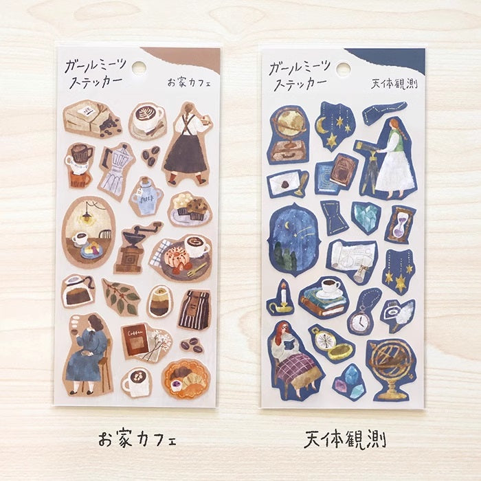 Mind Wave Sticker Sheet: Girls Daily Life
