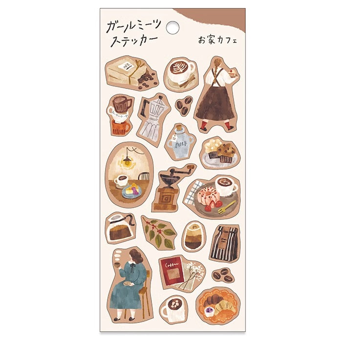 Mind Wave Sticker Sheet: Girls Daily Life