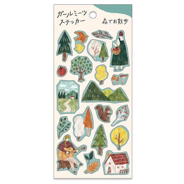 Mind Wave Sticker Sheet: Girls Daily Life