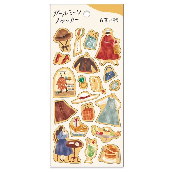 Mind Wave Sticker Sheet: Girls Daily Life