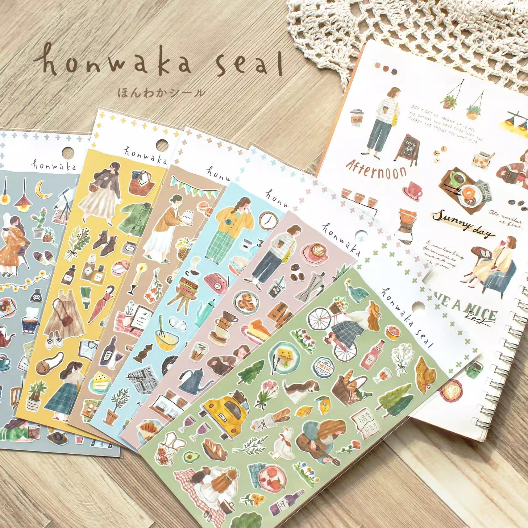 Mind Wave Sticker Sheet: Honkawa Seal
