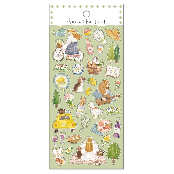 Mind Wave Sticker Sheet: Honkawa Seal