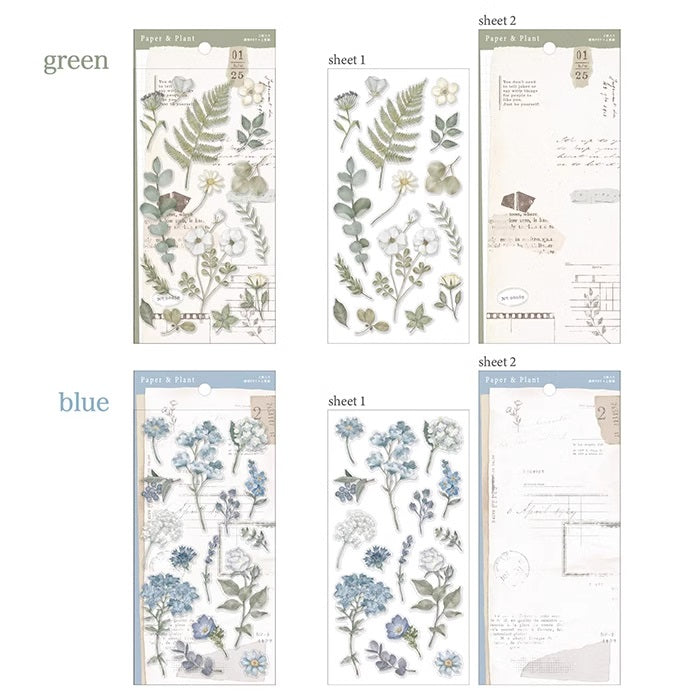 Mind Wave Sticker Sheet: Paper and Plant