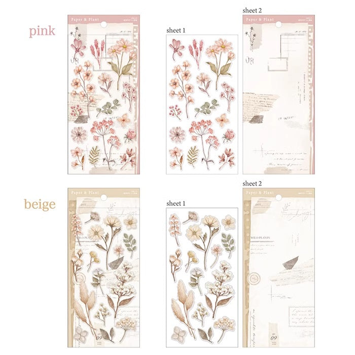 Mind Wave Sticker Sheet: Paper and Plant