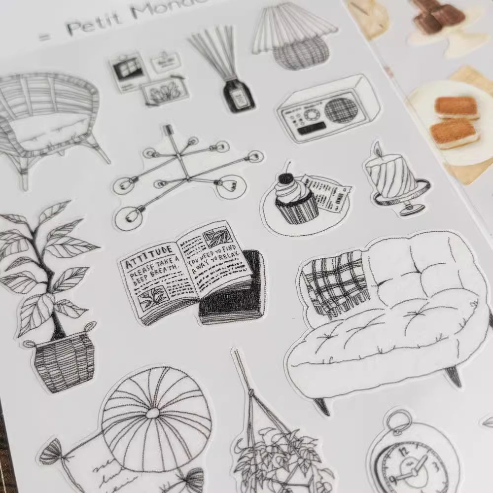 Mind Wave Sticker Sheet: Petit Monde