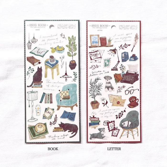 Mind Wave Sticker Sheet: Snug Room