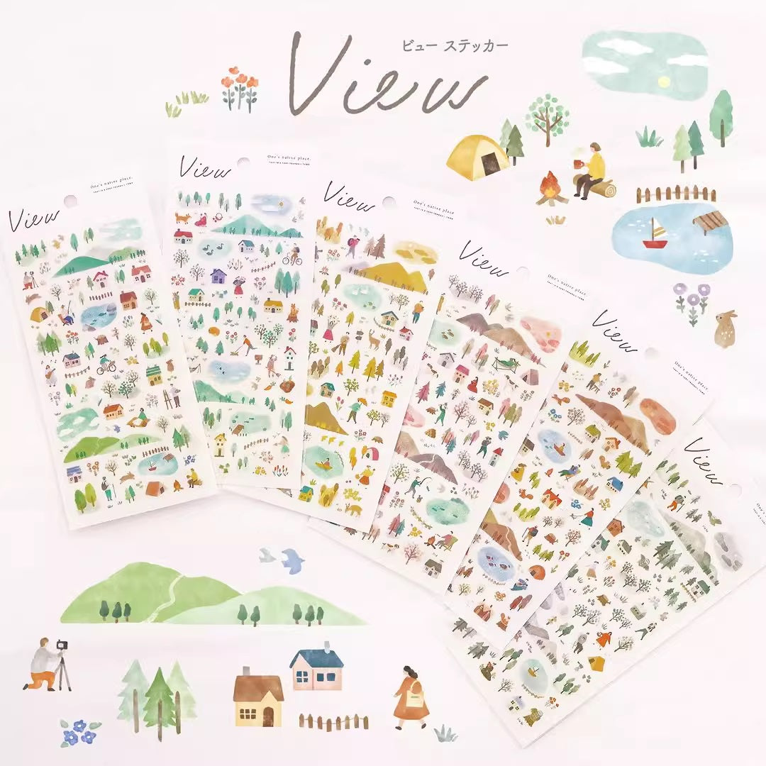 Mind Wave Sticker Sheet: View
