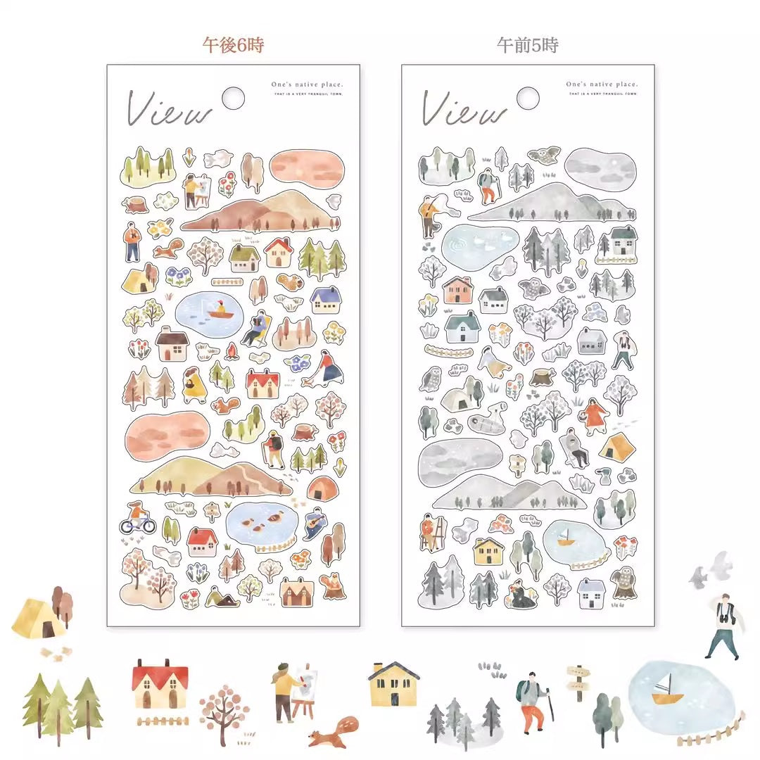 Mind Wave Sticker Sheet: View