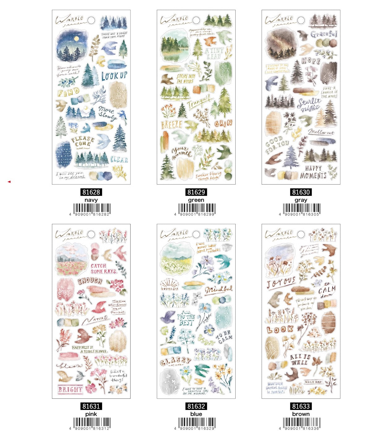 Mind Wave Sticker Sheet: Warble