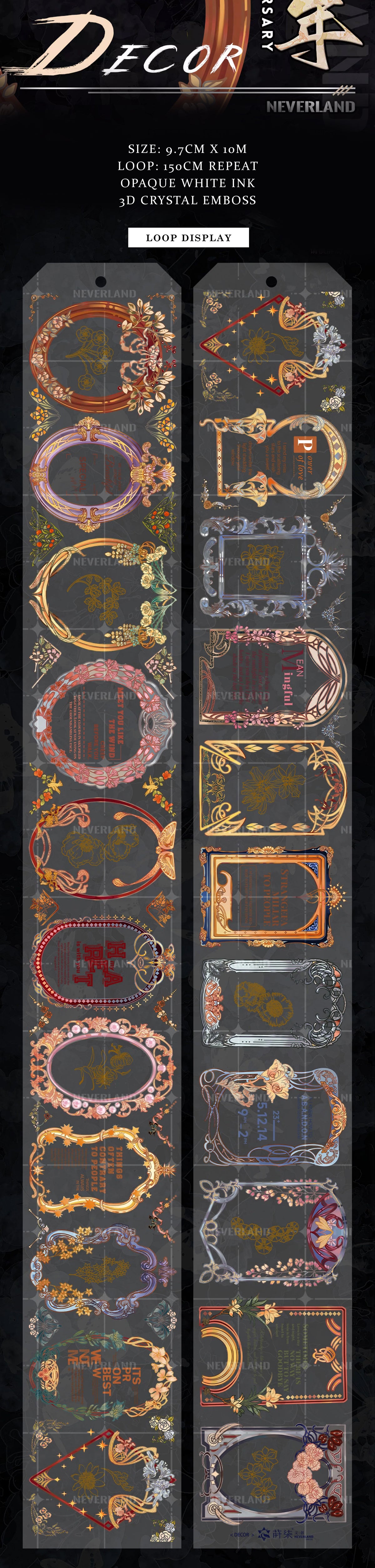 Neverland Clear Tape: Decor
