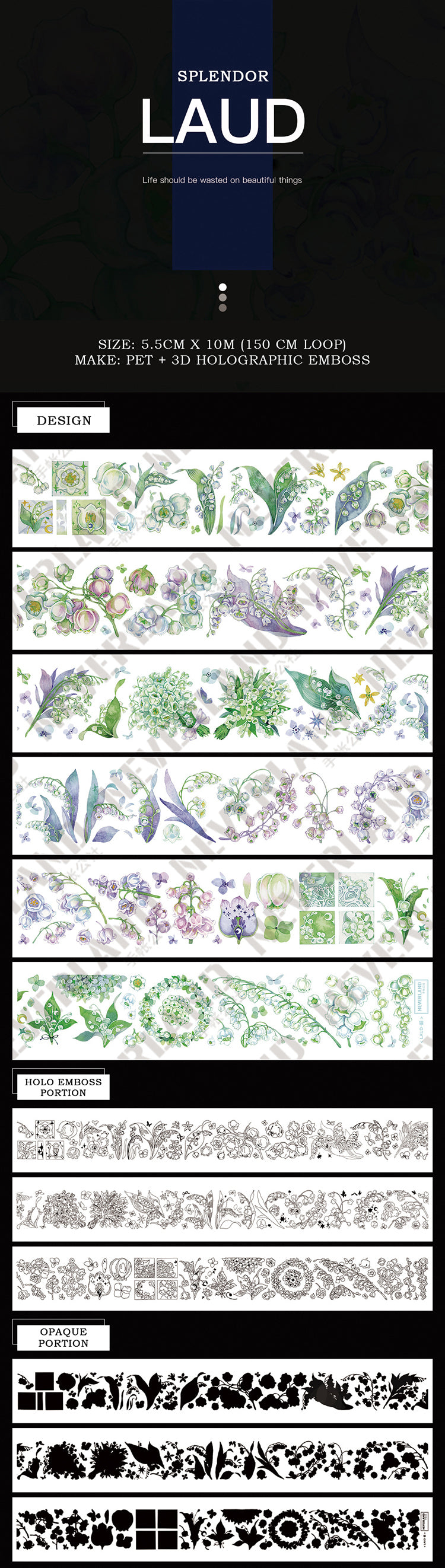Neverland Clear Tape: Beauty & Splendor