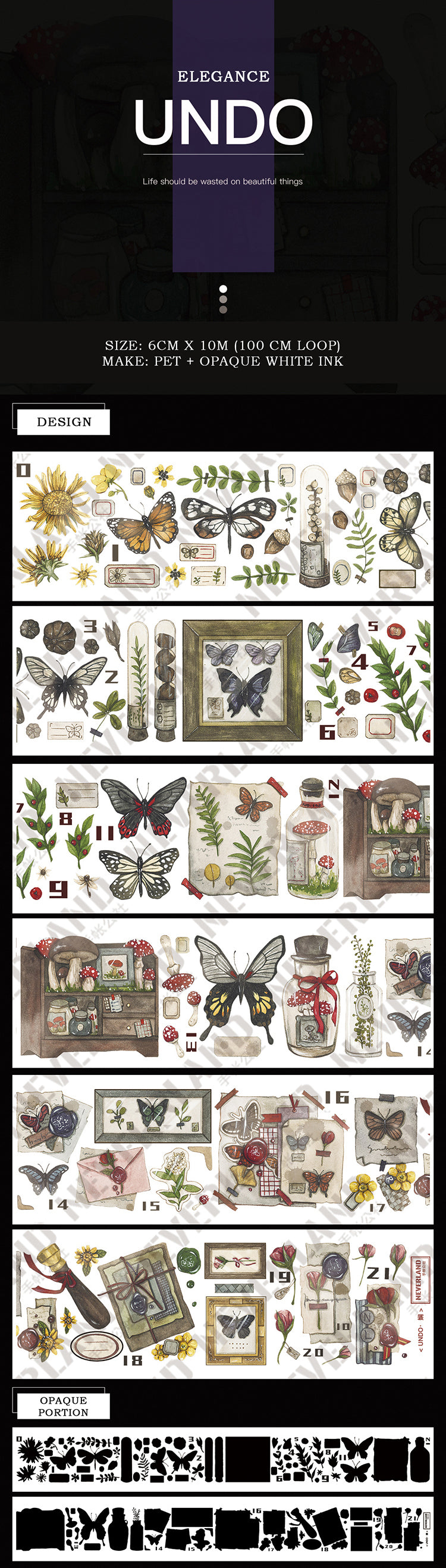 Neverland Clear Tape: Elegance & Records