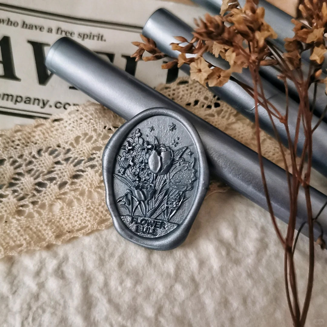 Oceanic Studio Wax Seal Stamp: Flower Bulb