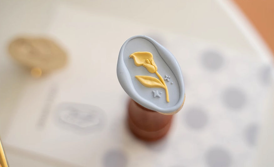 Orange Studio: Lily of the Valley Wax Seal Stamp