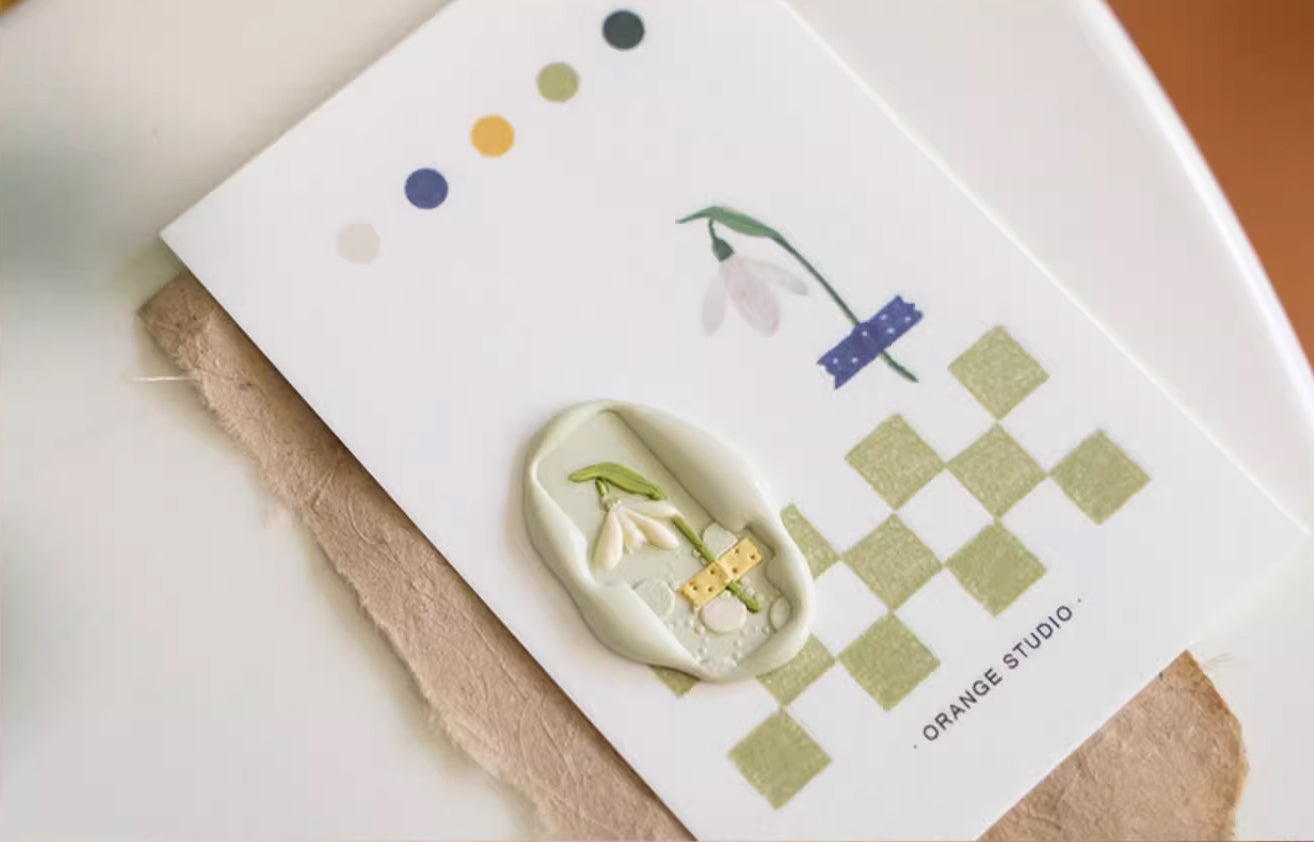 Orange Studio: Lily of the Valley Wax Seal Stamp