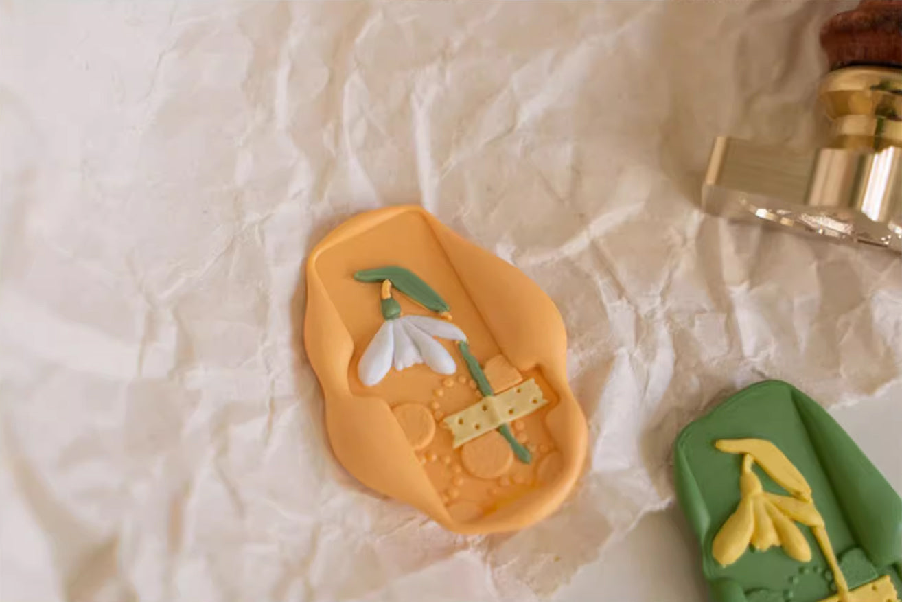 Orange Studio: Lily of the Valley Wax Seal Stamp