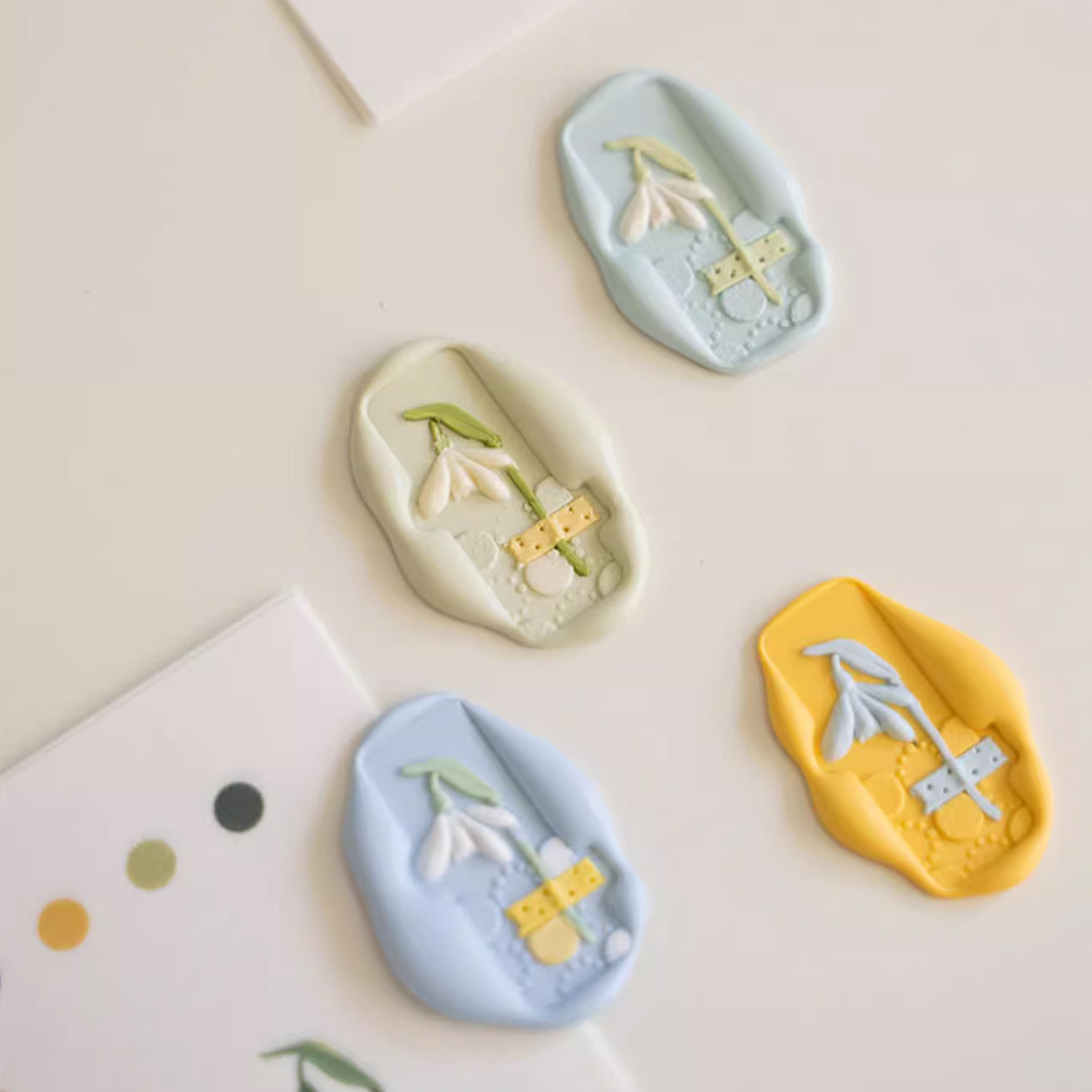 Orange Studio: Lily of the Valley Wax Seal Stamp