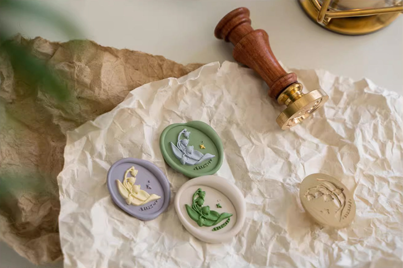 Orange Studio: Lily of the Valley Wax Seal Stamp