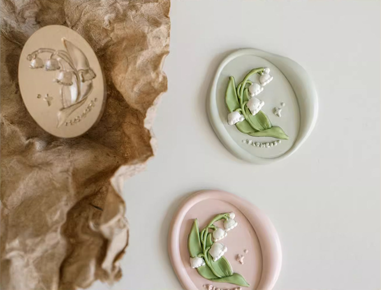 Orange Studio: Lily of the Valley Wax Seal Stamp