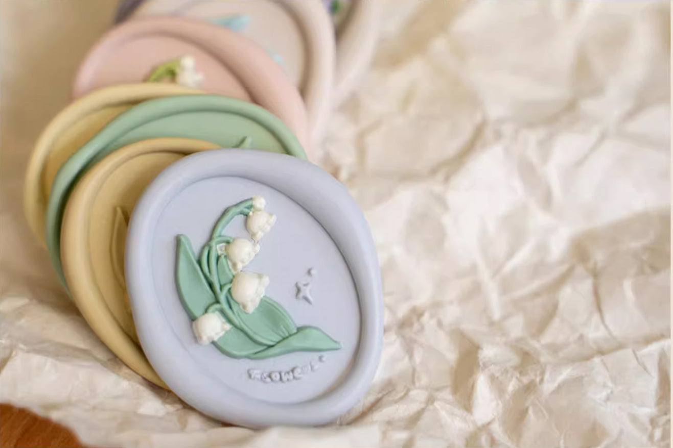 Orange Studio: Lily of the Valley Wax Seal Stamp