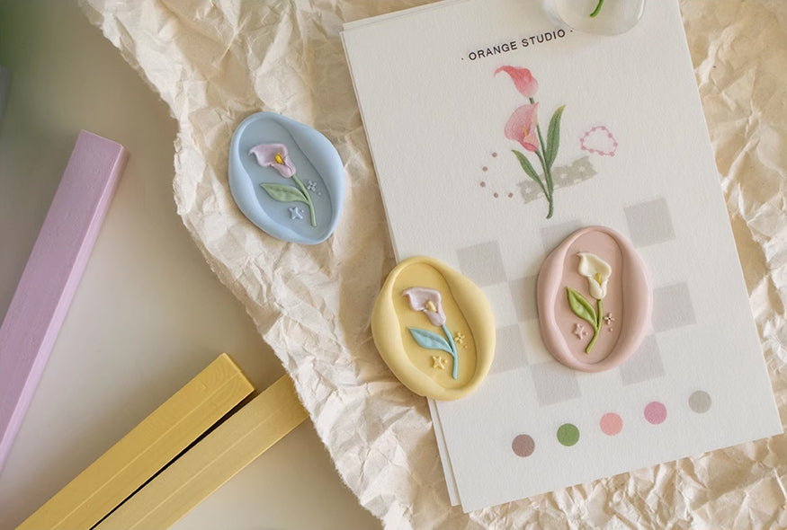 Orange Studio: Lily of the Valley Wax Seal Stamp