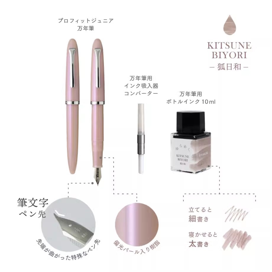 Sailor Profit Jr. +10 Fountain Pen Set (NEW COLORS)