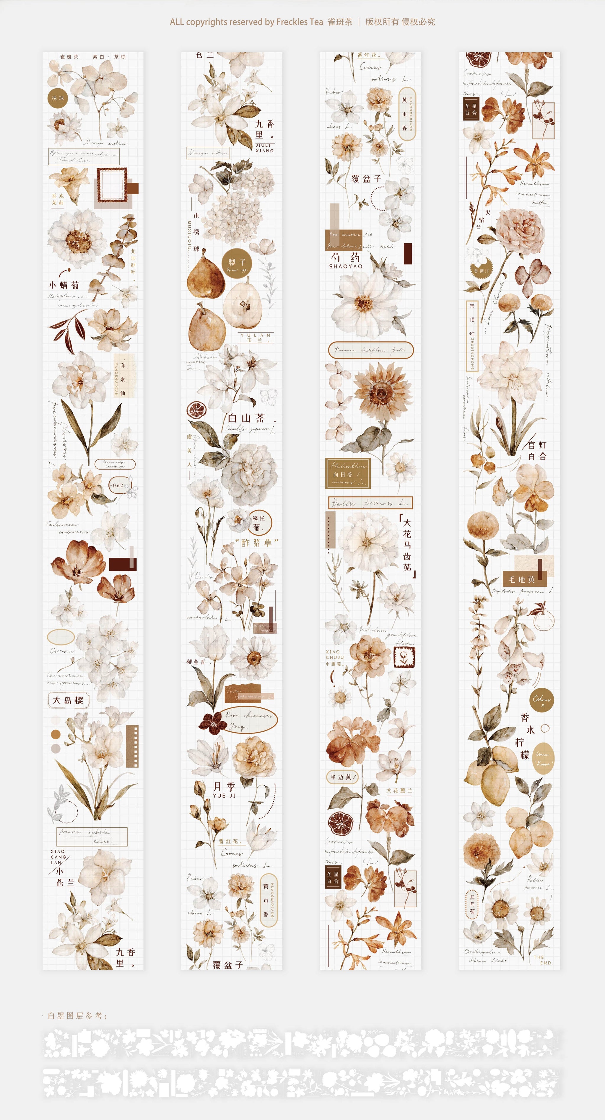 Freckles Tea VOL. 3 Masking Tape Set