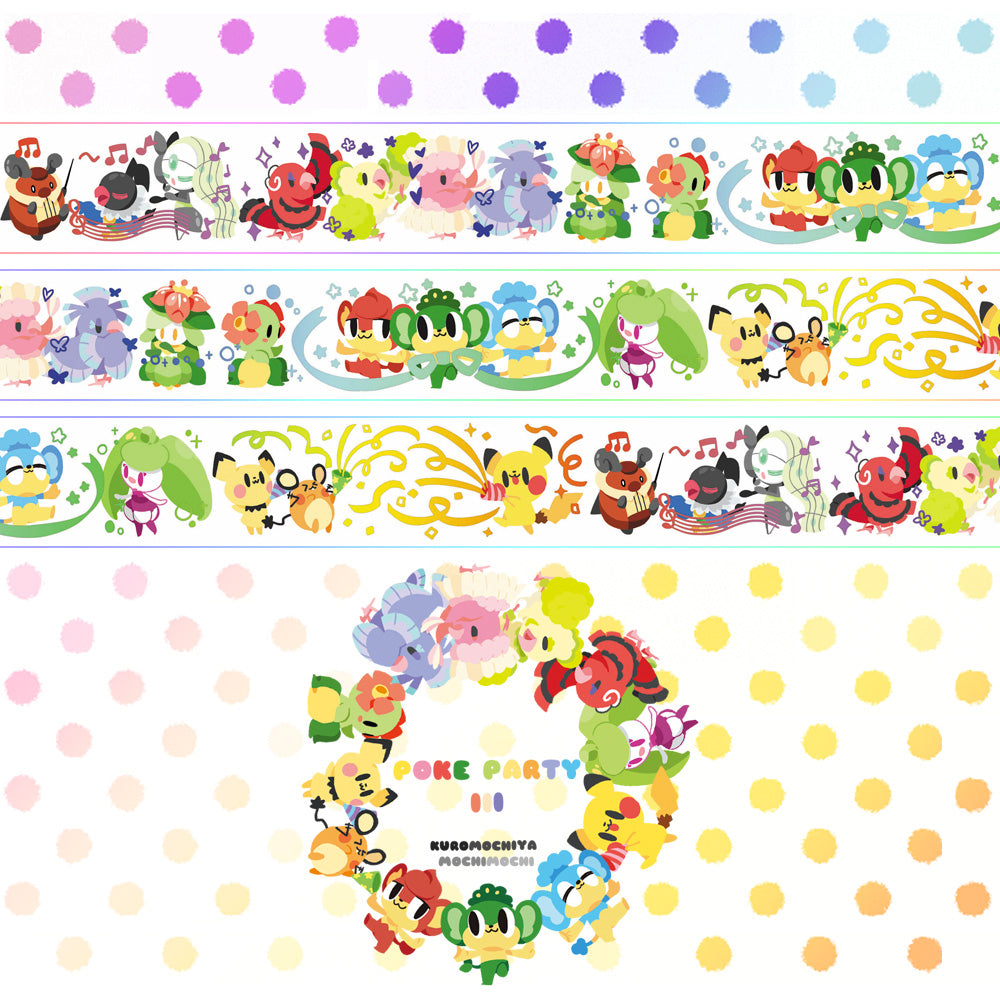 Kuromochi: Fan Illustration Washi Tapes