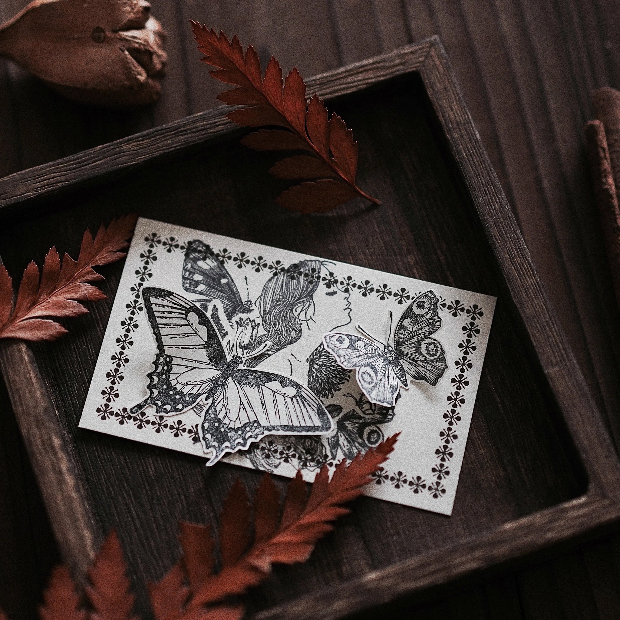 Prologue Studio Stamp: Butterflies