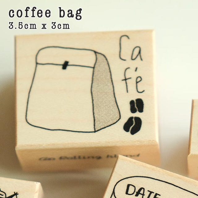 Rolling Island Rubber Stamp: Coffee Time