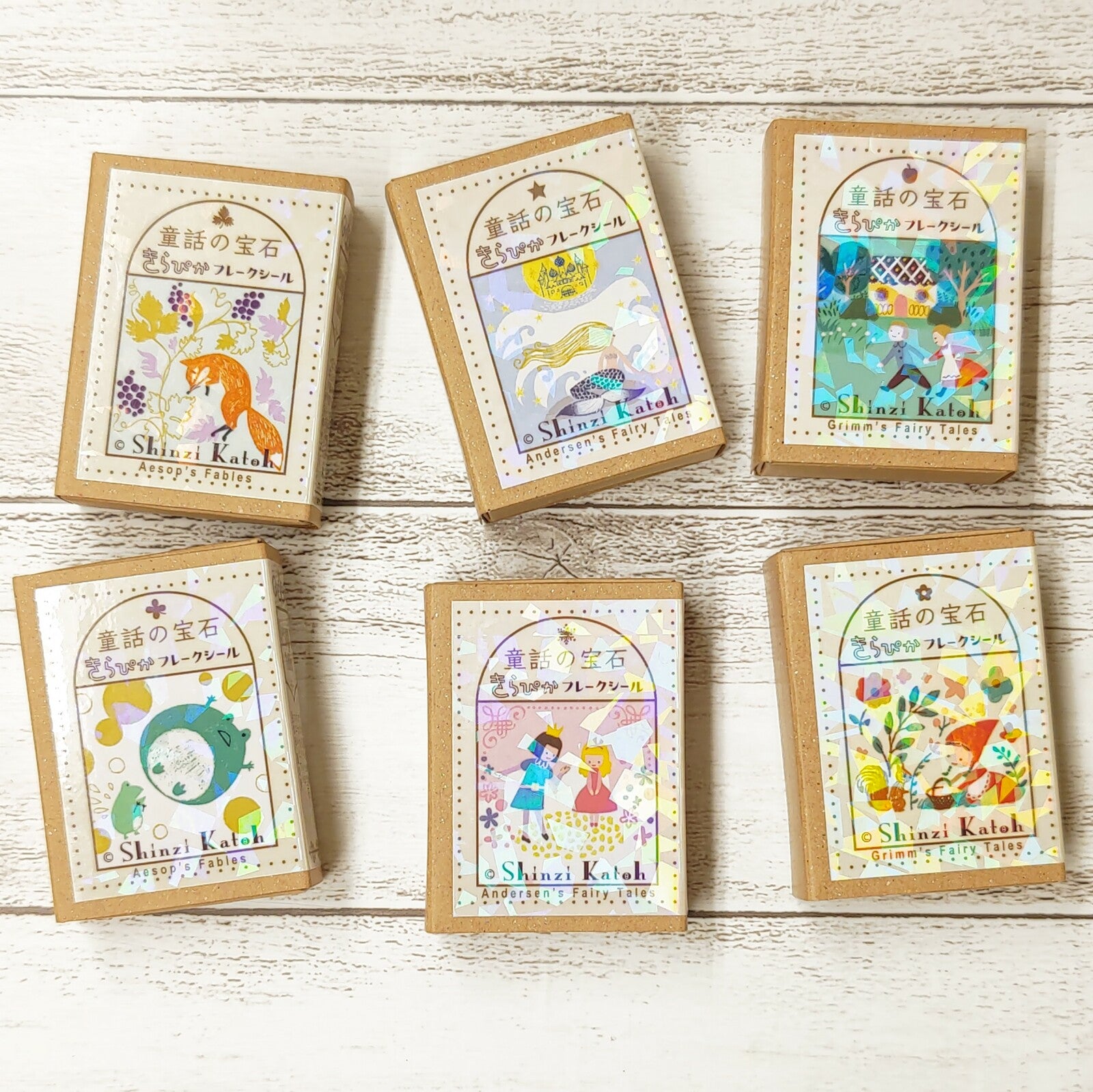 Shinzi Katoh Sticker Seals: Classic Fairy Tales