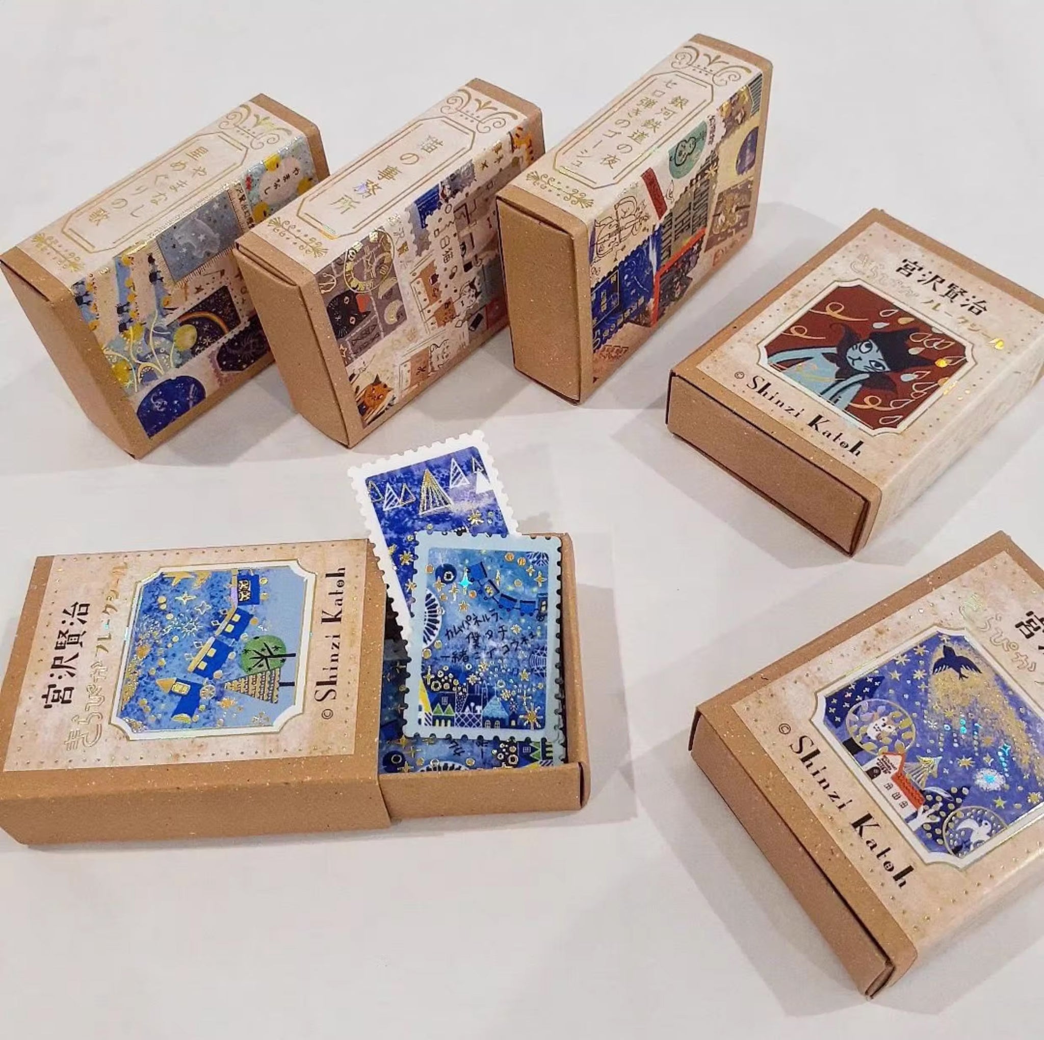 Shinzi Katoh Sticker Seals: The World of Kenji Miyazawa