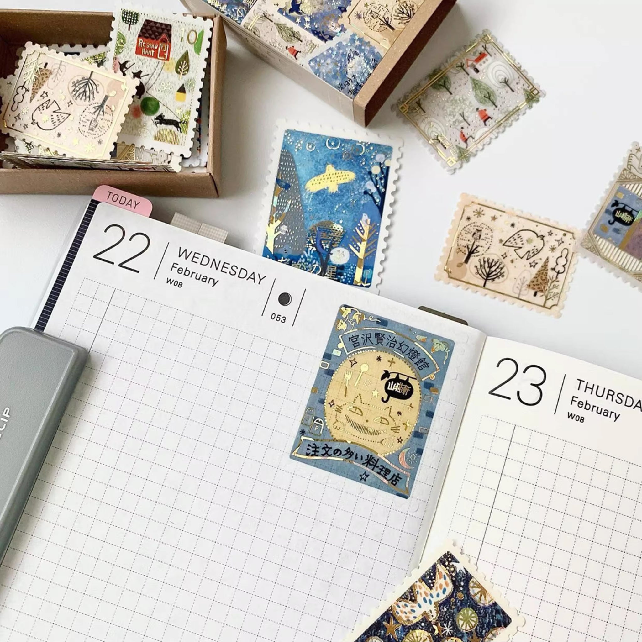 Shinzi Katoh Sticker Seals: The World of Kenji Miyazawa