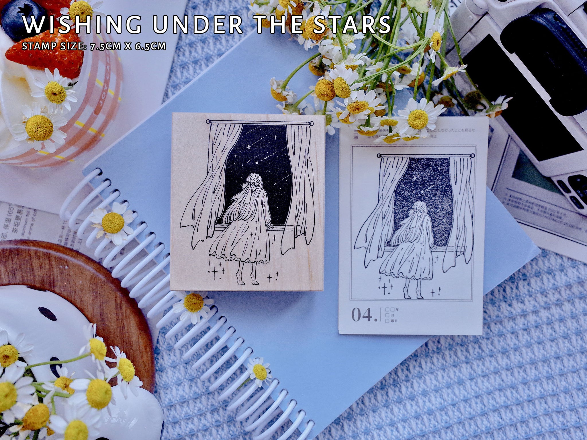 Starry Island Rubber Stamp: Starlight Girls