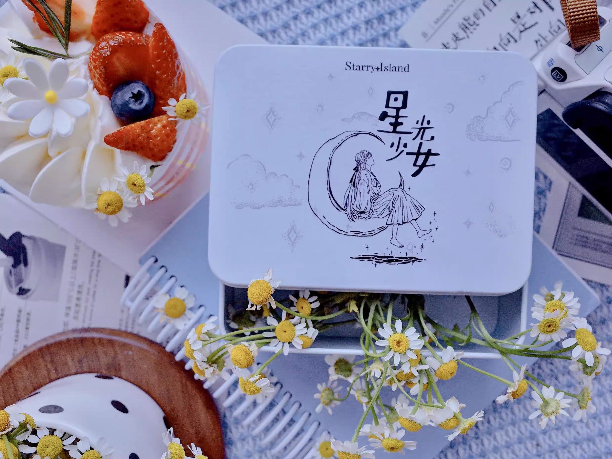 Starry Island Rubber Stamp: Starlight Girls