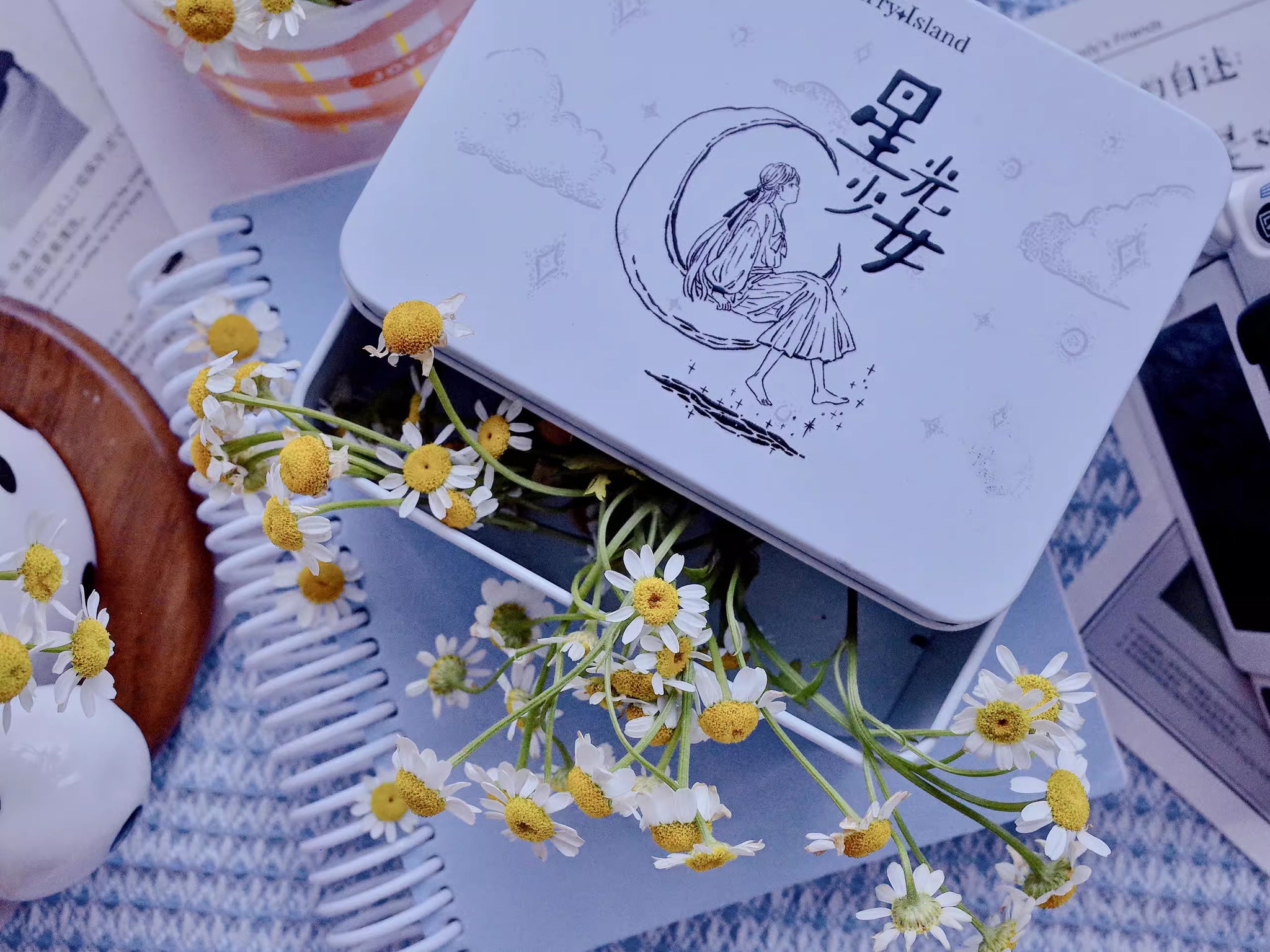 Starry Island Rubber Stamp: Starlight Girls