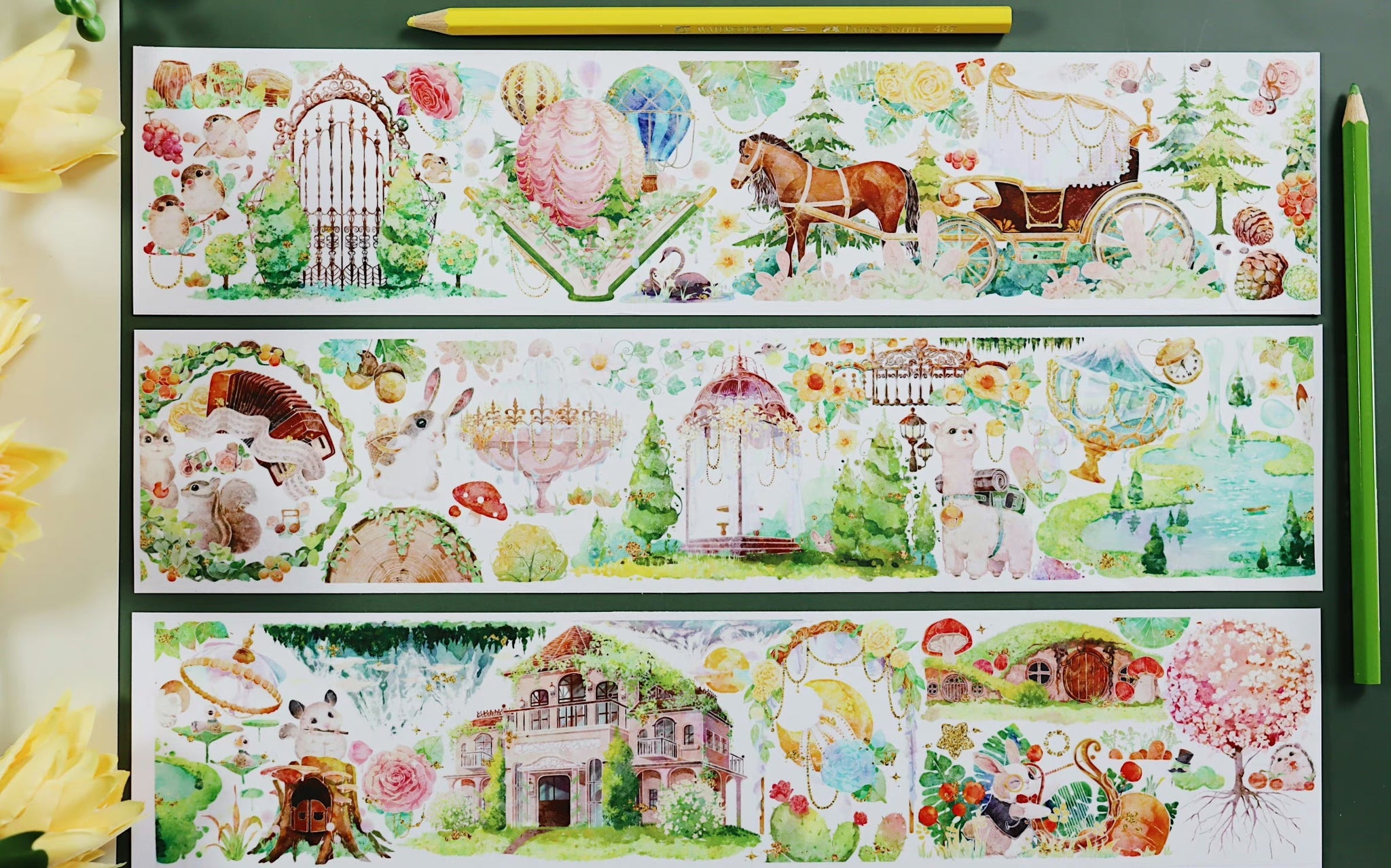 Summer Picnic Masking Tape: Country Manor