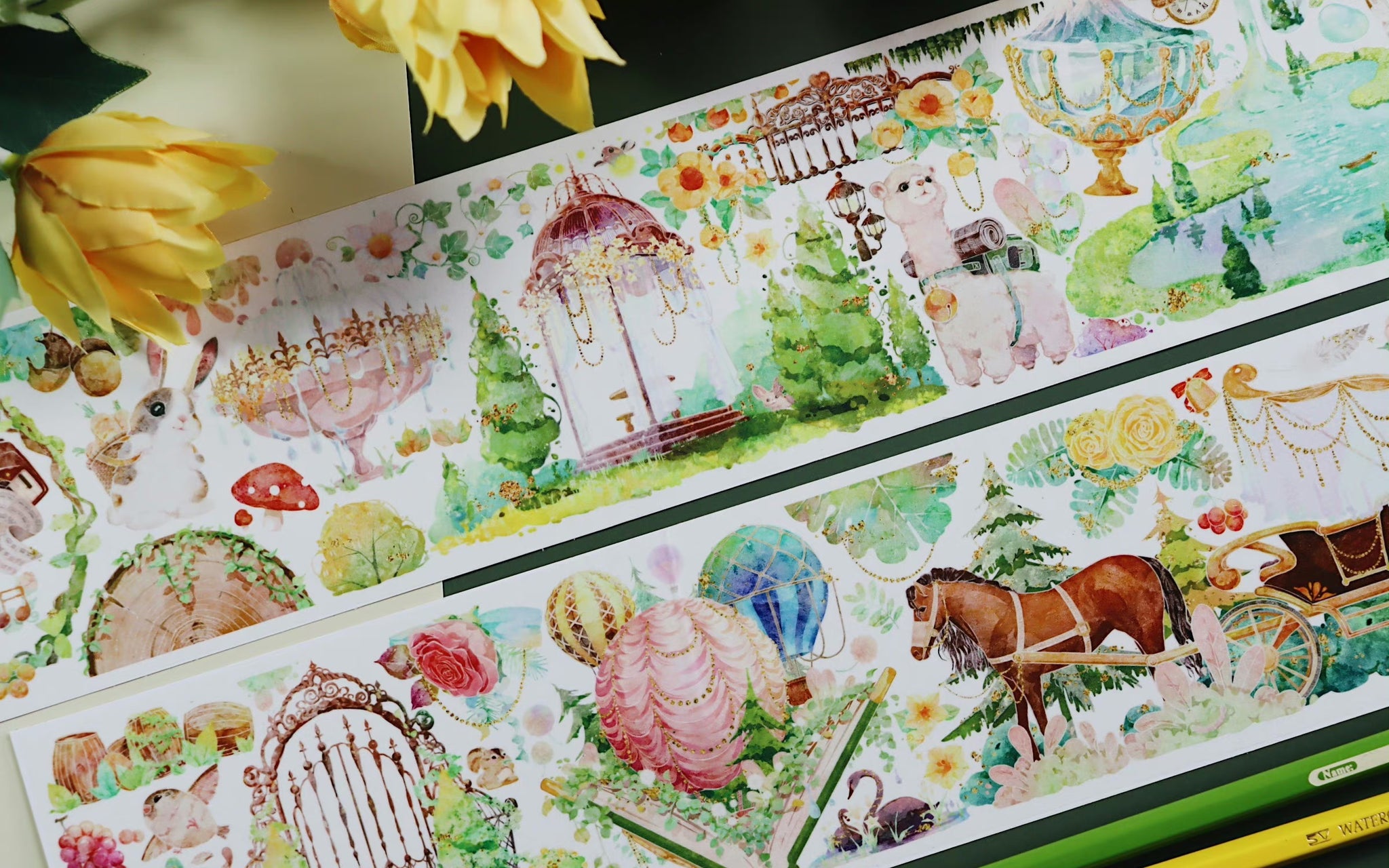 Summer Picnic Masking Tape: Country Manor