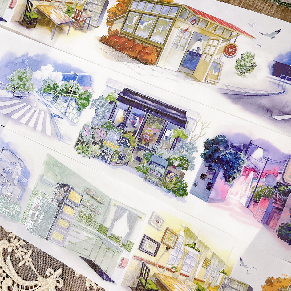 Talkness Studio Masking Tape: A Walk Through Town