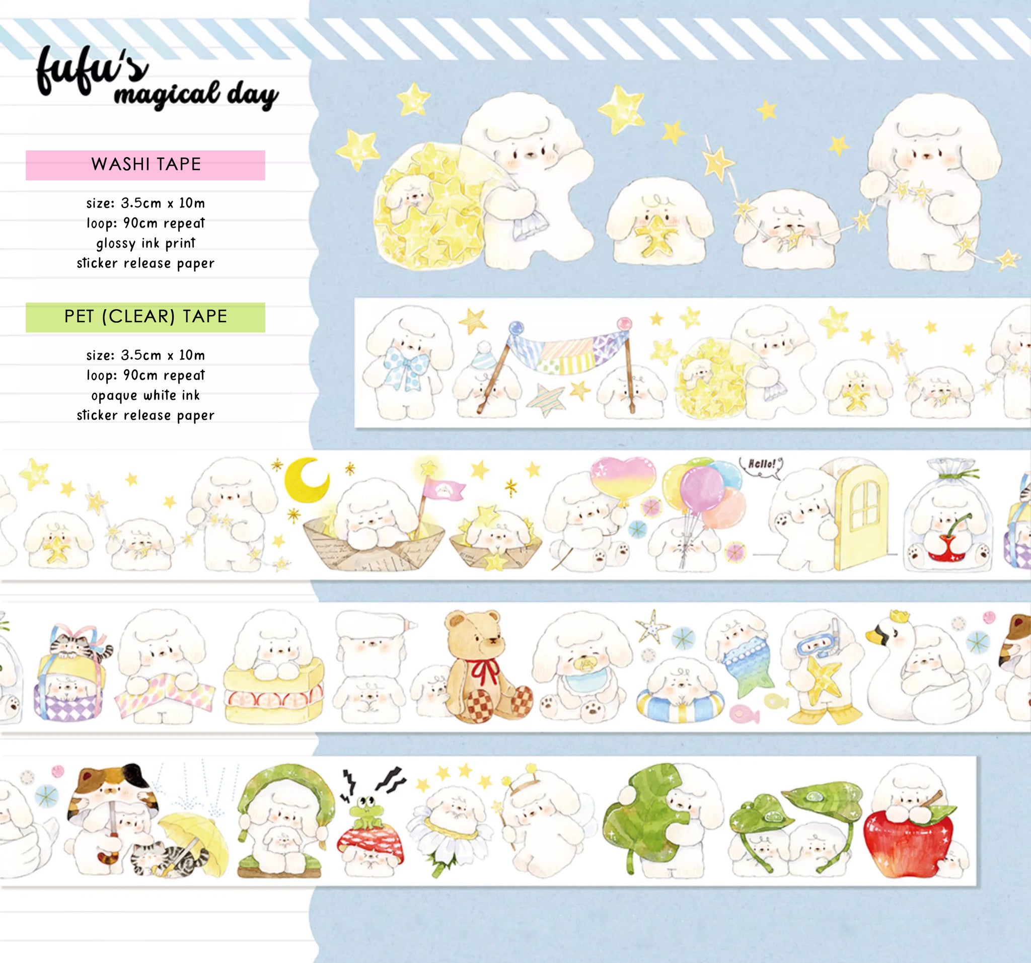Tang Yuan Masking Tape: Fufu's Magical Day