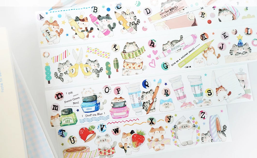 Tang Yuan Masking Tape: Meow Stationery