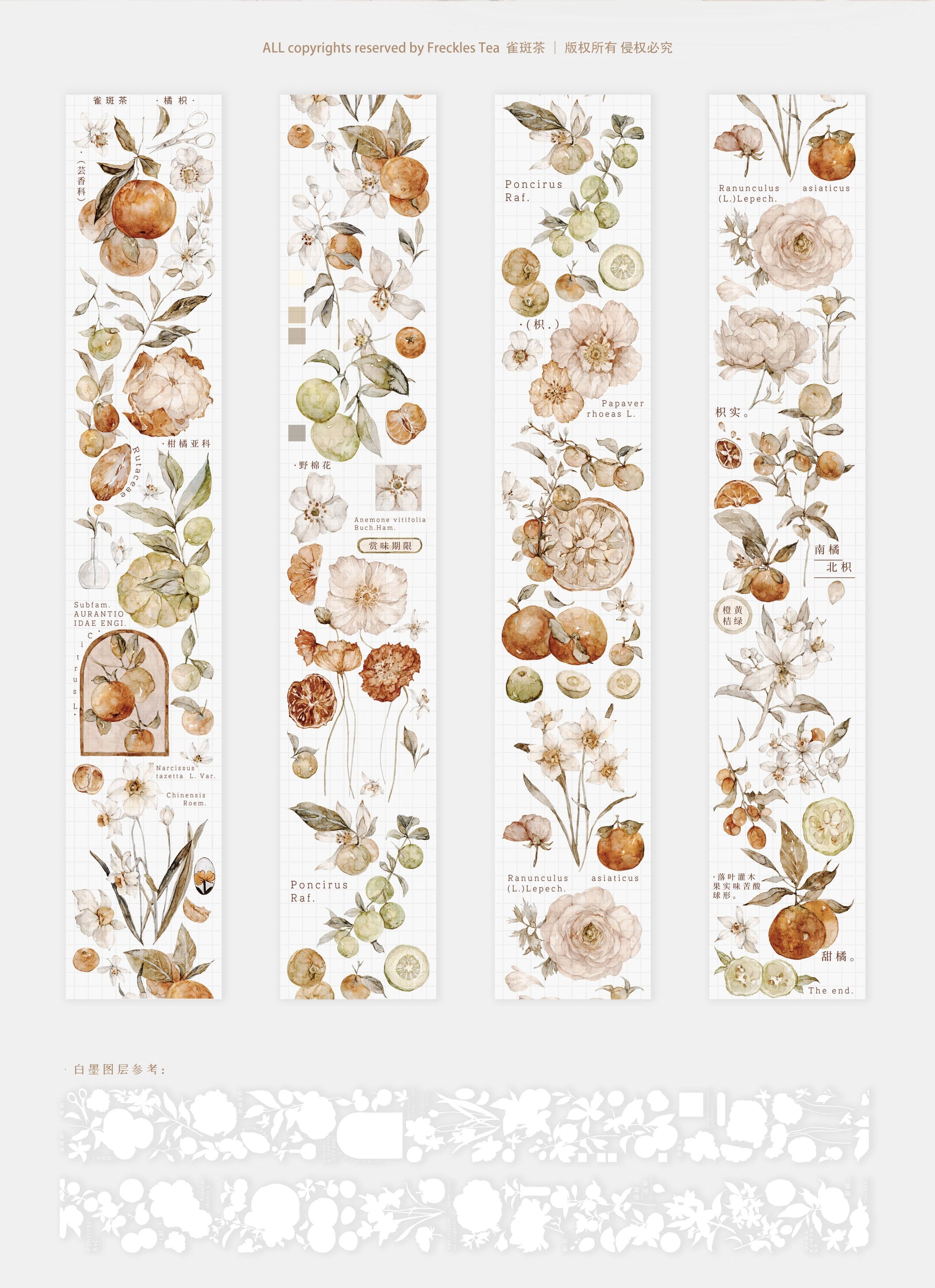 Freckles Tea VOL. 3 Masking Tape Set