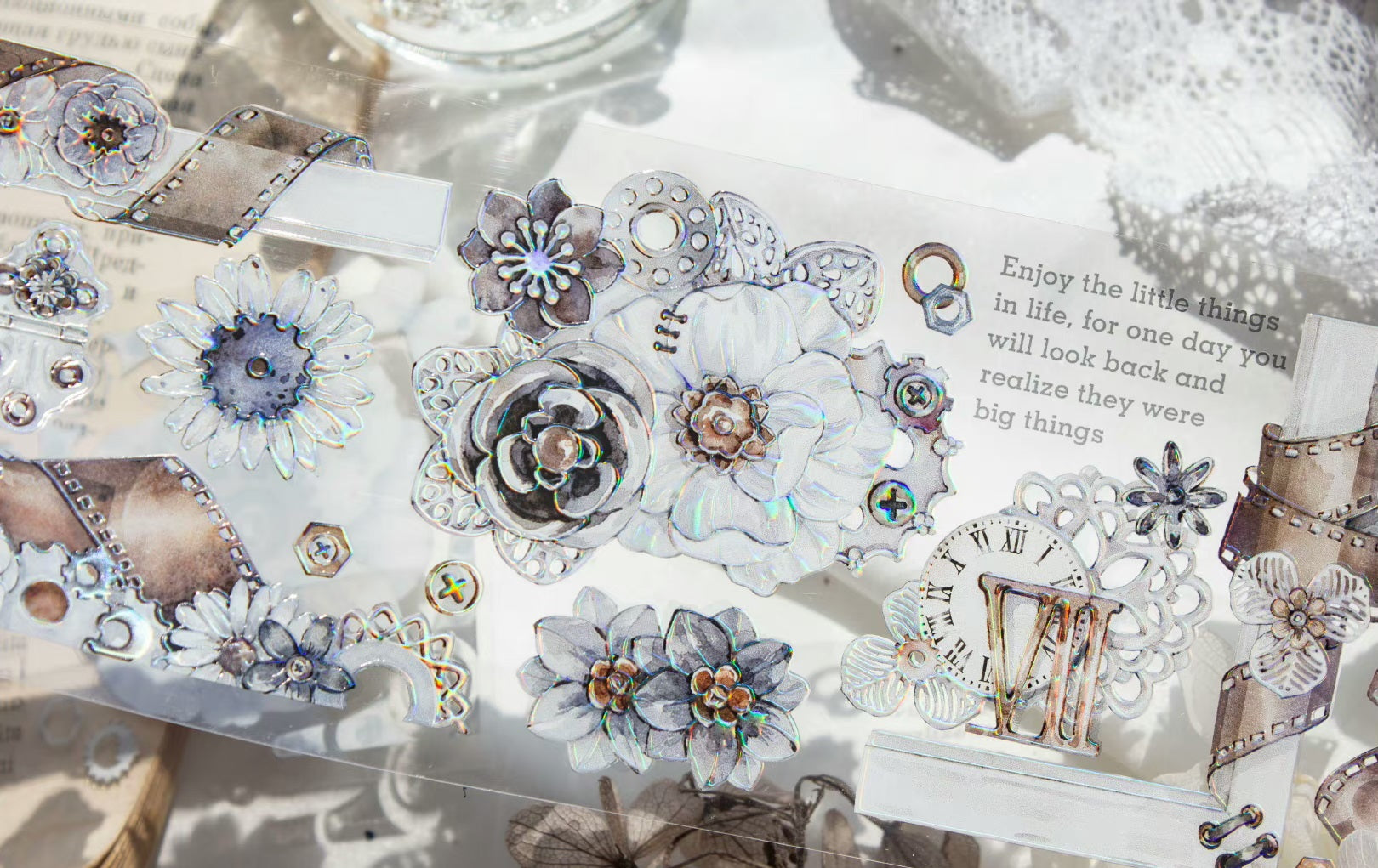 Timegrid Masking Tape: Old Flowers