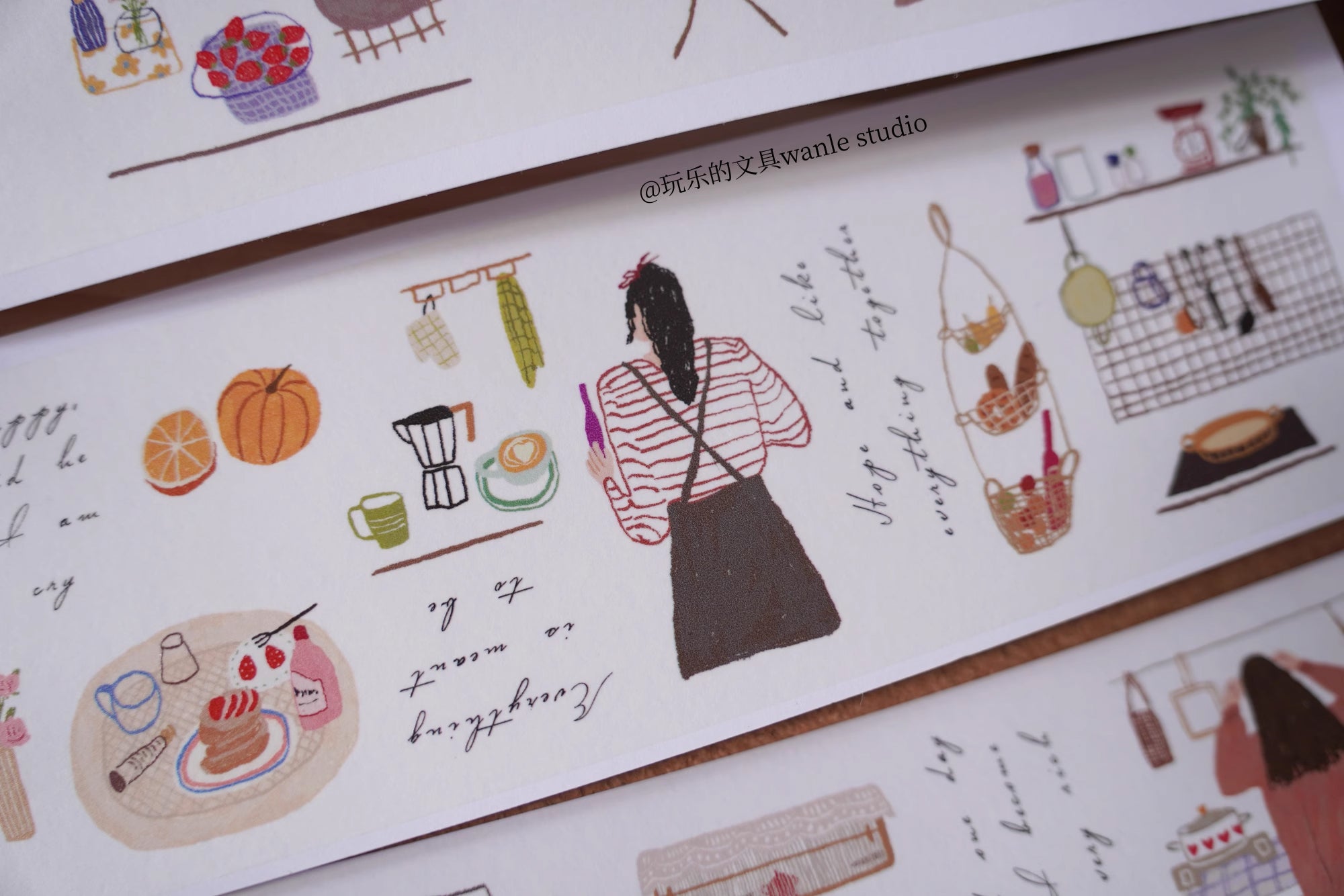 Wanle Studio Masking Tape: Kitchen Diaries