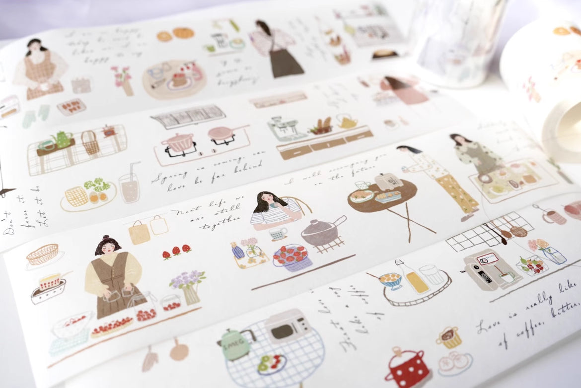 Wanle Studio Masking Tape: Kitchen Diaries
